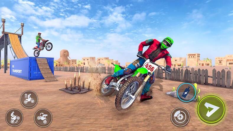Скачать взломанную Bike Racing 3d: Stunt Legends [Много денег] MOD apk на Андроид