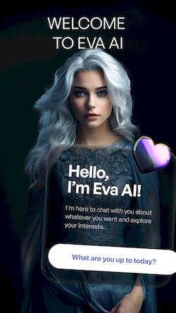 Скачать взломанную EVA AI Chat Bot & Soulmate [Бесплатные покупки] MOD apk на Андроид