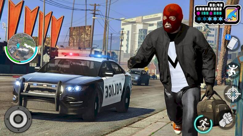 Скачать взломанную Игра Grand Gangster Theft Auto [Мод меню] MOD apk на Андроид