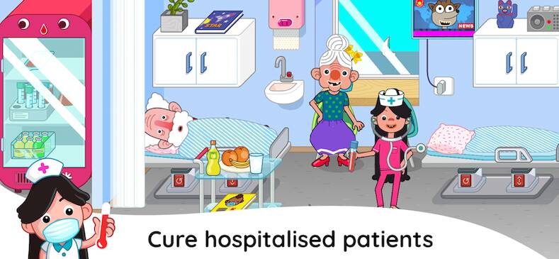 Скачать взломанную SKIDOS Hospital Games for Kids [Бесплатные покупки] MOD apk на Андроид