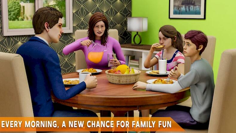 Скачать взломанную Family Simulator - Virtual Mom [Бесплатные покупки] MOD apk на Андроид