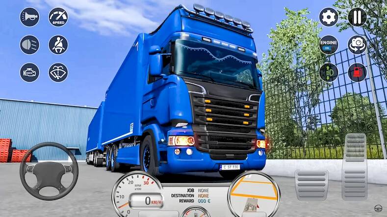 Скачать взломанную Euro Cargo Truck Simulator Pro [Много денег] MOD apk на Андроид