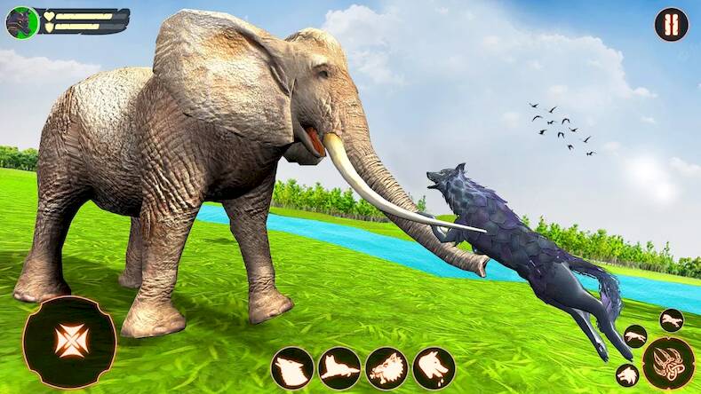 Скачать взломанную волк игры : симулятор животных [Бесплатные покупки] MOD apk на Андроид