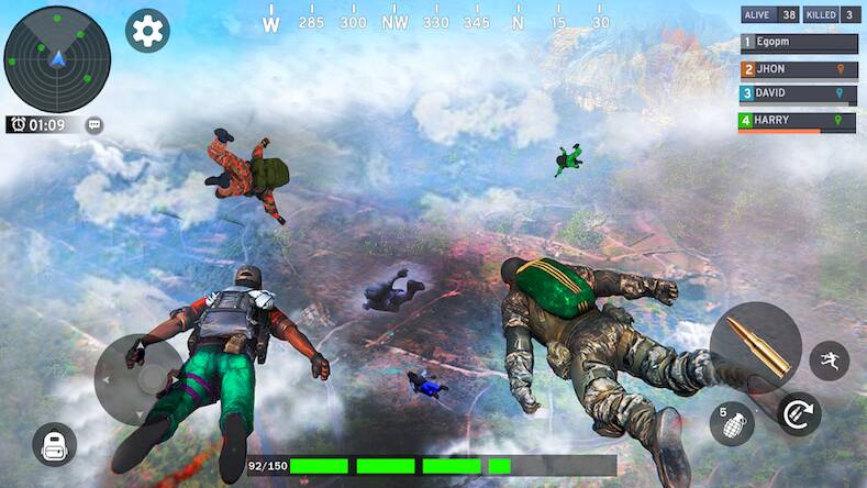 Скачать взломанную Армейский коммандос FPS 3D [Бесплатные покупки] MOD apk на Андроид