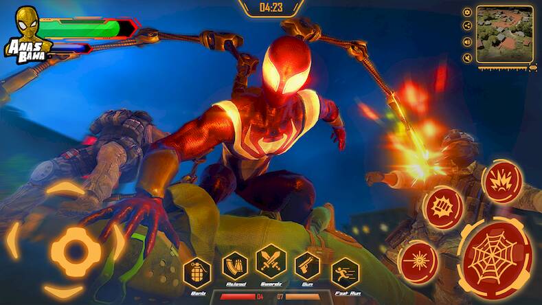 Скачать взломанную Iron Super Hero - Spider Games [Много монет] MOD apk на Андроид