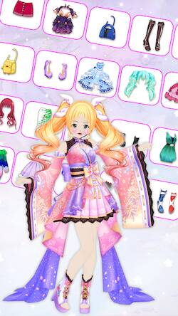 Скачать взломанную Anime Fashion: Dress Up Games [Много денег] MOD apk на Андроид