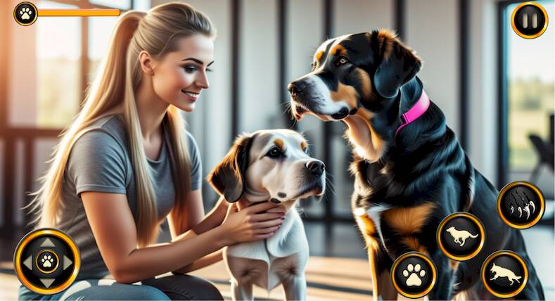 Скачать взломанную Dog Simulator: Dog Life Games [Много денег] MOD apk на Андроид