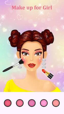 Скачать взломанную Makeup Girl : Salon Game [Мод меню] MOD apk на Андроид