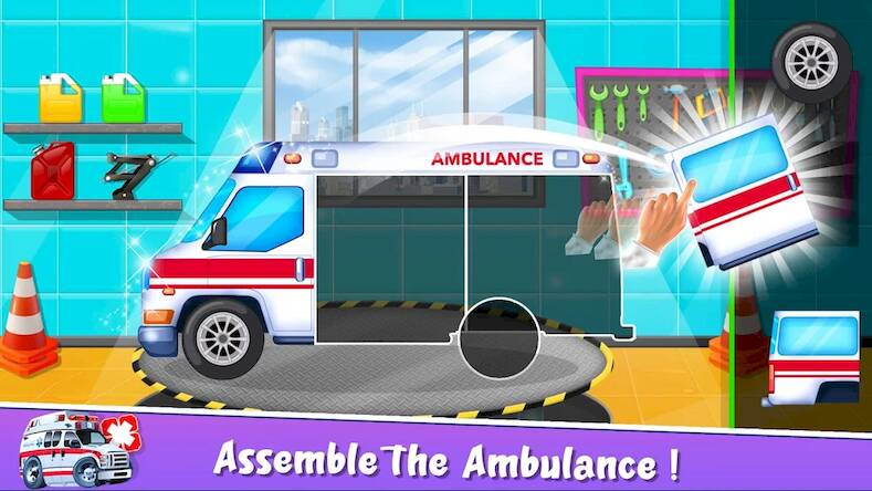 Скачать взломанную Ambulance Rescue Doctor Clinic [Много денег] MOD apk на Андроид