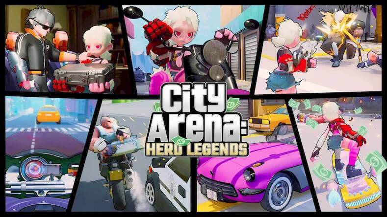 Скачать взломанную City Arena: Hero Legends [Много монет] MOD apk на Андроид