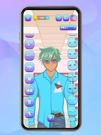 Скачать взломанную Anime Boys Dress Up Games [Много монет] MOD apk на Андроид