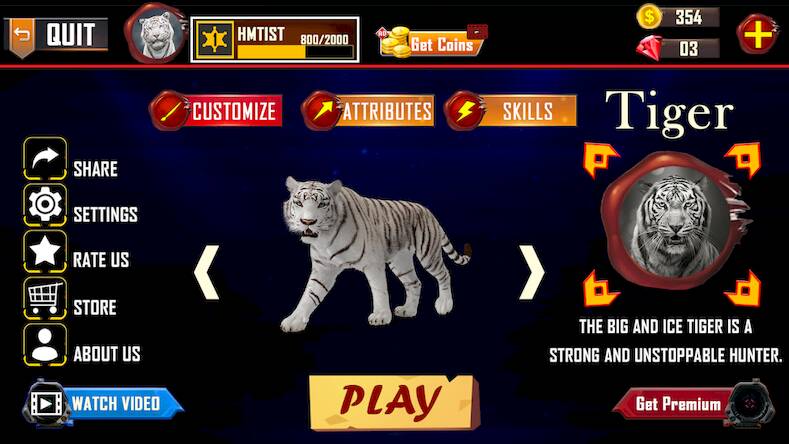 Скачать взломанную тигр симулятор игра [Бесплатные покупки] MOD apk на Андроид