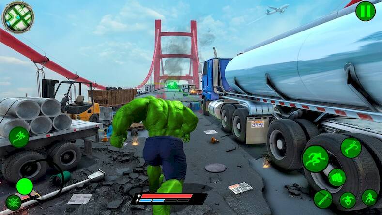 Скачать взломанную Incredible Monster Hero Game [Много денег] MOD apk на Андроид