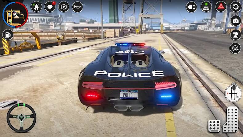 Скачать взломанную Police Car Chase: Police Games [Мод меню] MOD apk на Андроид