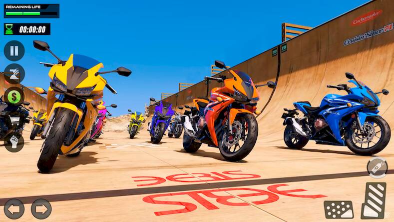 Скачать взломанную Moped games - Motorcycle Game [Мод меню] MOD apk на Андроид