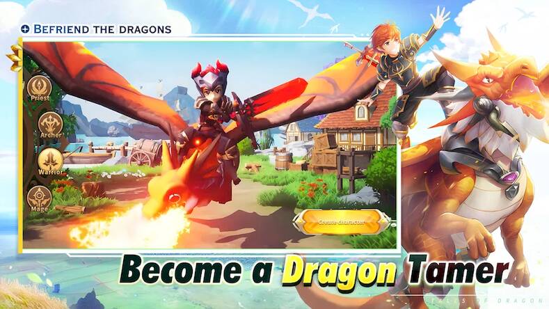 Скачать взломанную Tales of Dragon - Fantasy RPG [Много денег] MOD apk на Андроид