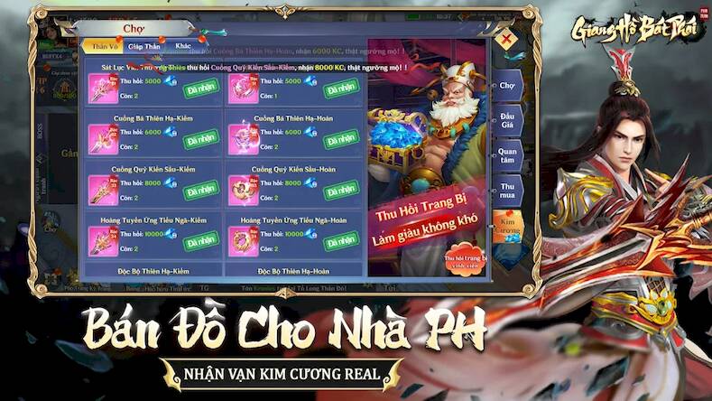Скачать взломанную Giang Hồ: Bát Phái Phân Tranh [Бесплатные покупки] MOD apk на Андроид