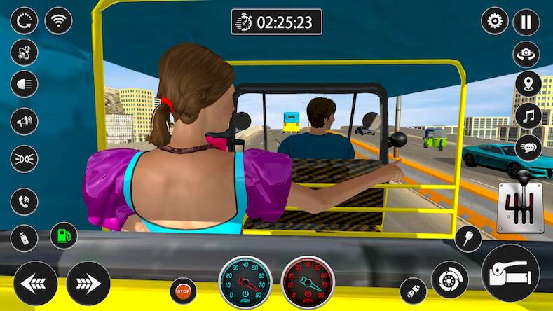 Скачать взломанную Tuk Tuk Rickshaw Taxi Driver [Мод меню] MOD apk на Андроид