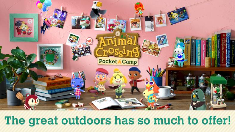 Скачать взломанную Animal Crossing: Pocket Camp [Много денег] MOD apk на Андроид