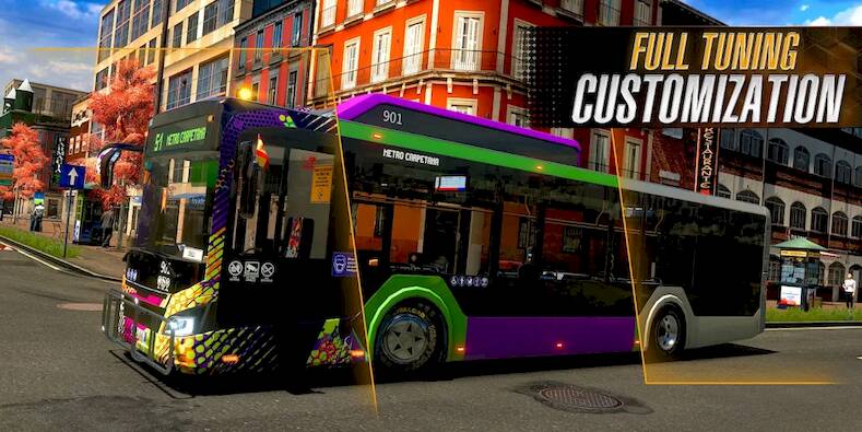 Скачать взломанную Bus Simulator 2023 [Бесплатные покупки] MOD apk на Андроид