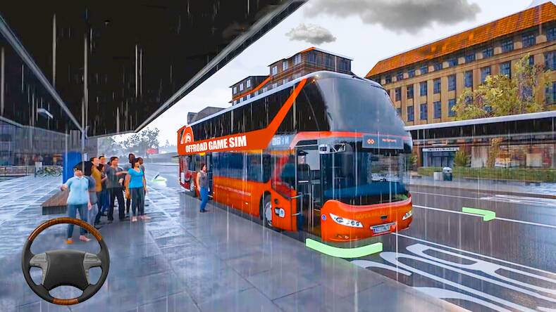 Скачать взломанную Hill Coach Bus Simulator 2023 [Мод меню] MOD apk на Андроид