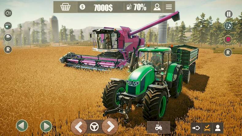 Скачать взломанную Farm Simulator: Farming Sim 22 [Много монет] MOD apk на Андроид