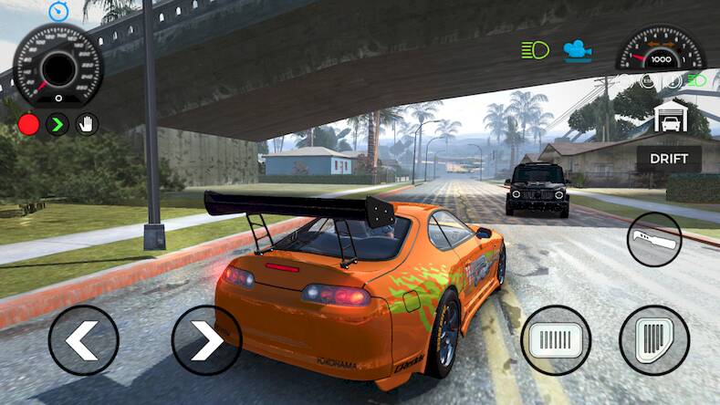 Скачать взломанную Car Simulator San Andreas [Много монет] MOD apk на Андроид