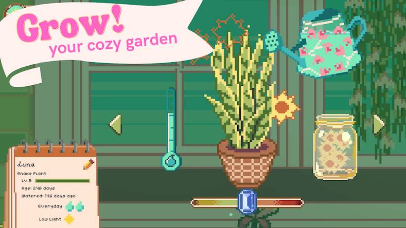Скачать взломанную Window Garden - Lofi Idle Game [Бесплатные покупки] MOD apk на Андроид