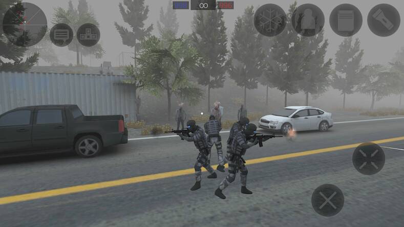 Скачать взломанную Zombie Combat Simulator [Много денег] MOD apk на Андроид