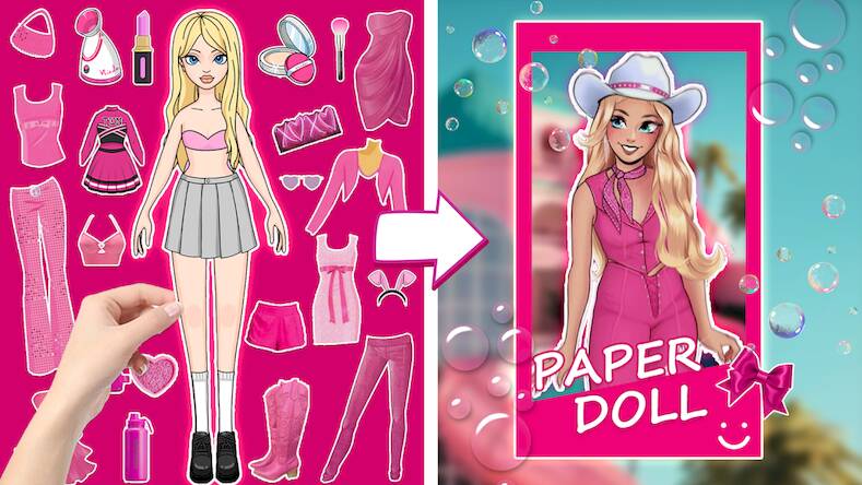 Скачать взломанную Magic Paper Doll: аниме макияж [Много денег] MOD apk на Андроид