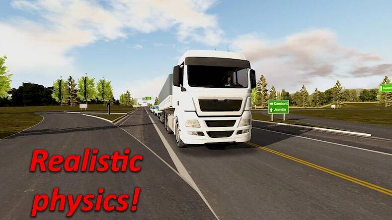Скачать взломанную Heavy Truck Simulator [Бесплатные покупки] MOD apk на Андроид