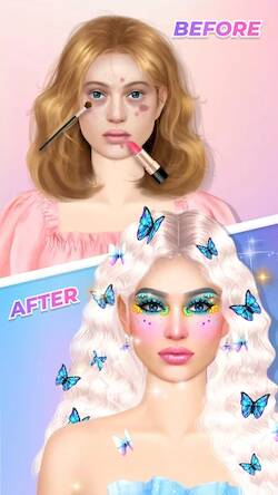 Скачать взломанную Makeover Studio: Makeup Games [Много монет] MOD apk на Андроид