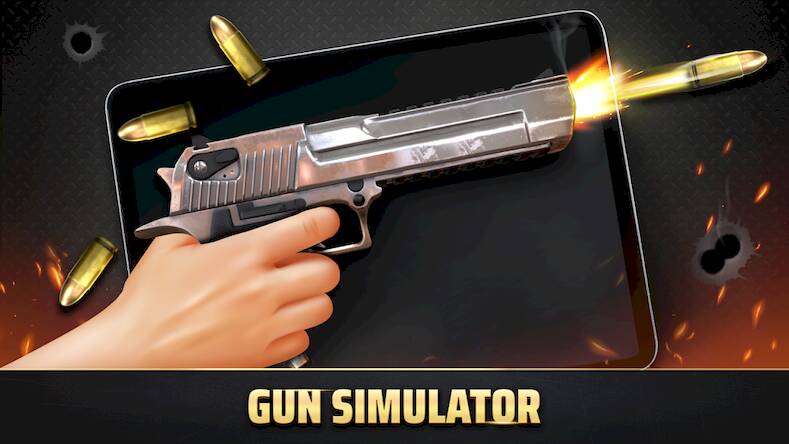 Скачать взломанную Real Gun Simulator : Gun Sound [Мод меню] MOD apk на Андроид