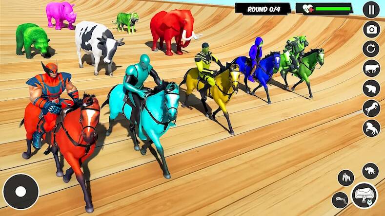 Скачать взломанную Cимулятор лошади гоночные игры [Много монет] MOD apk на Андроид