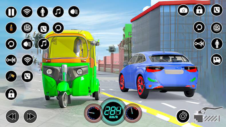 Скачать взломанную Tuk Tuk Rickshaw Driver 2023 [Много монет] MOD apk на Андроид