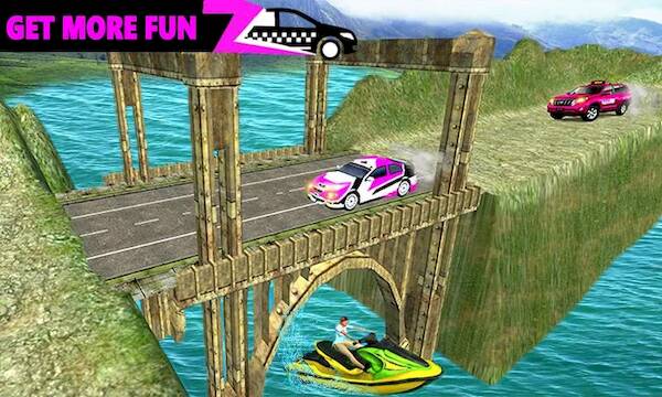 Скачать взломанную Pink Taxi Driving Game 3D [Много денег] MOD apk на Андроид