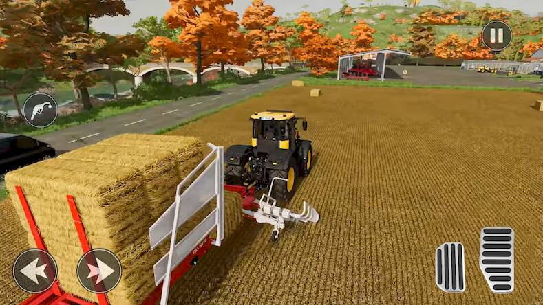Скачать взломанную Ферма Трактор Прицеп Игра [Много денег] MOD apk на Андроид