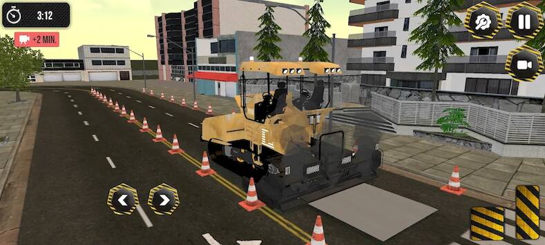Скачать взломанную Road Roller Truck Simulation [Мод меню] MOD apk на Андроид