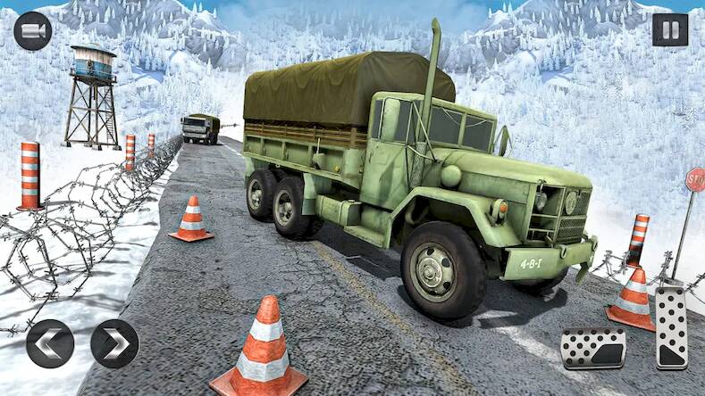Скачать взломанную Truck Simulator: военные игры [Много денег] MOD apk на Андроид