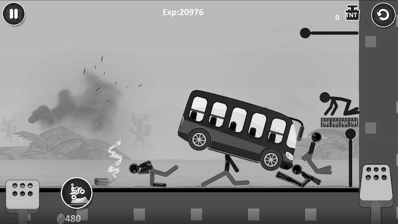 Скачать взломанную Stickman Car Destruction Games [Мод меню] MOD apk на Андроид