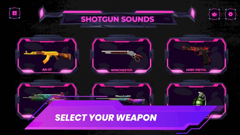 Скачать взломанную Real Gun Shot Sounds Simulator [Мод меню] MOD apk на Андроид