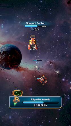 Скачать взломанную SpaceY - Idle Miner RPG [Бесплатные покупки] MOD apk на Андроид