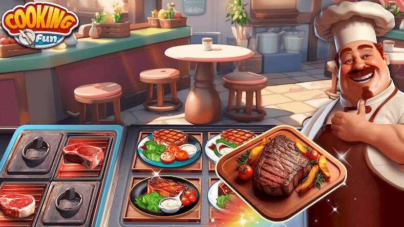Скачать взломанную Cooking Fun:ресторан играх [Мод меню] MOD apk на Андроид