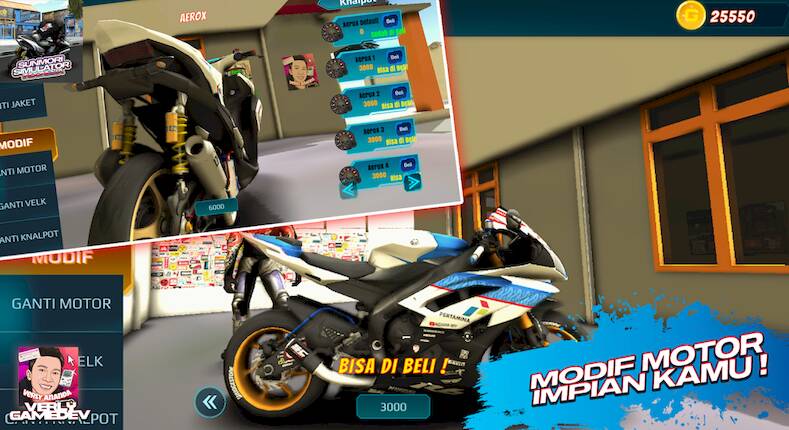 Скачать взломанную Sunmori Race Simulator Indo [Бесплатные покупки] MOD apk на Андроид