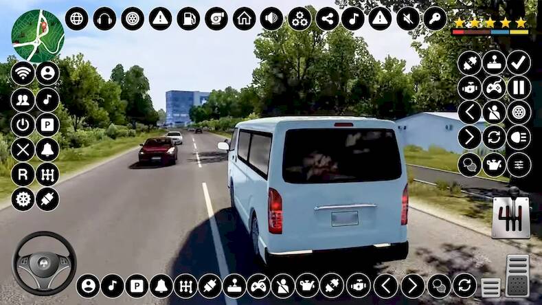 Скачать взломанную Car Games Dubai Van Simulator [Много монет] MOD apk на Андроид