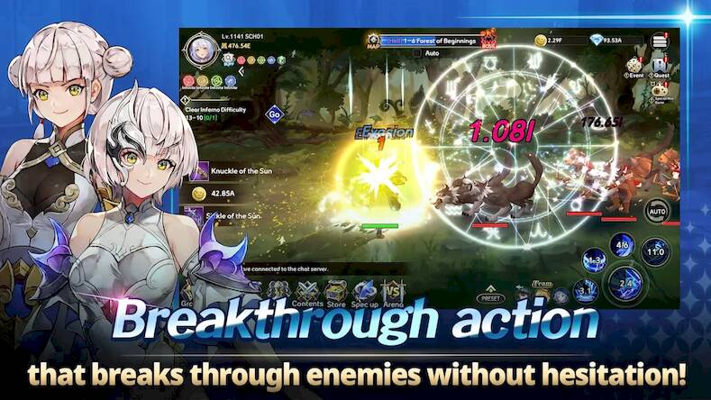 Скачать взломанную S class Heroine [Много монет] MOD apk на Андроид
