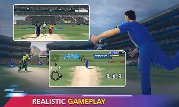Скачать взломанную Sachin Saga Cricket Champions [Мод меню] MOD apk на Андроид