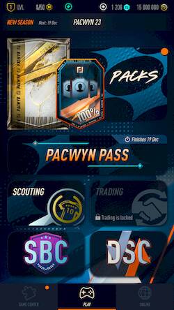 Скачать взломанную Pacwyn 23 Draft & Pack Opener [Мод меню] MOD apk на Андроид