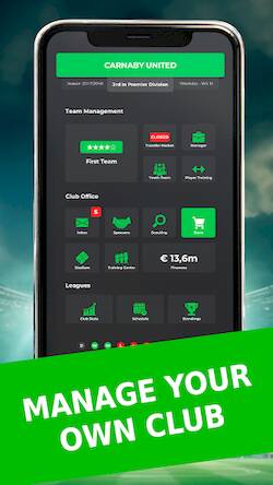 Скачать взломанную Club Boss - Football Game [Мод меню] MOD apk на Андроид