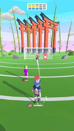 Скачать взломанную Goal Party - забивать голы [Бесплатные покупки] MOD apk на Андроид